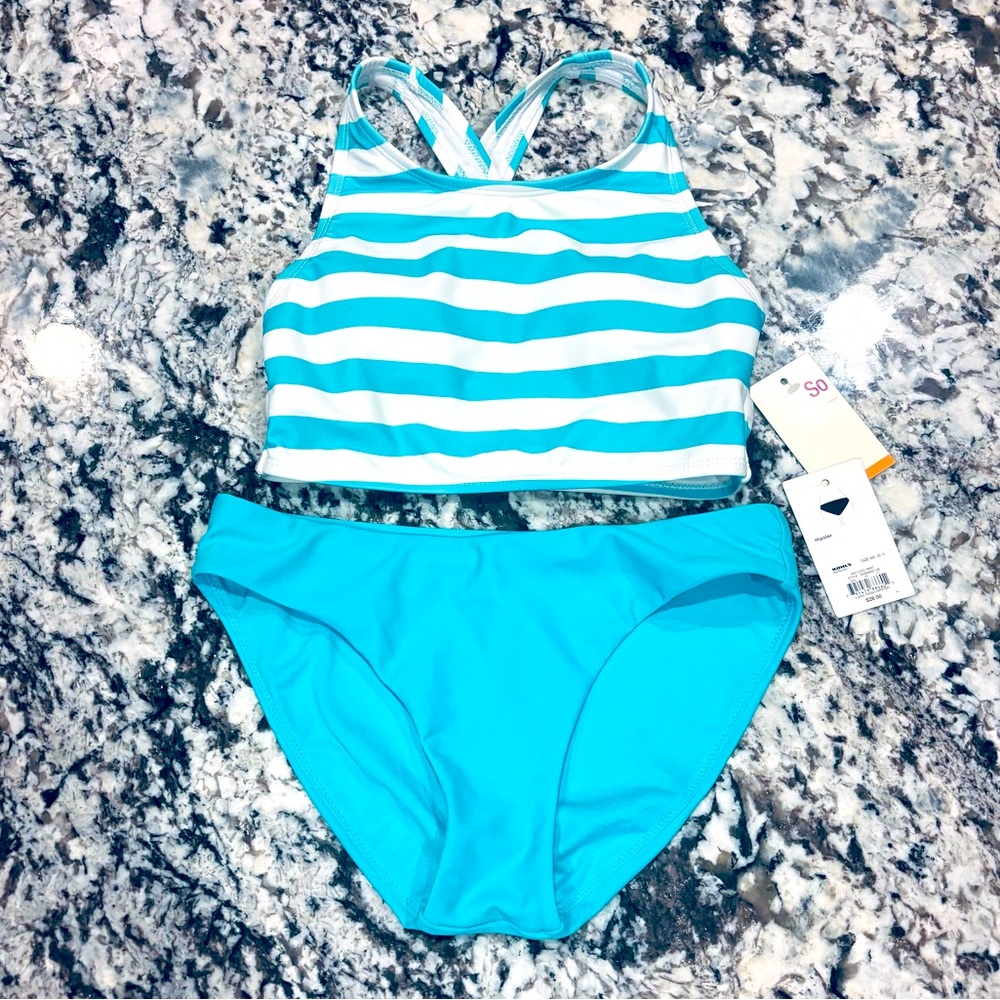 NWT Ocean Blue Bathing Suit ~ Junior XS